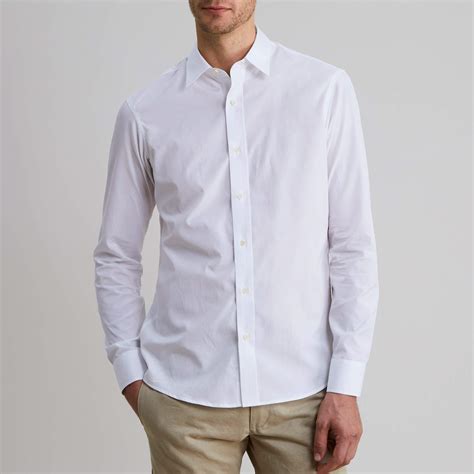 White Poplin Shirt 